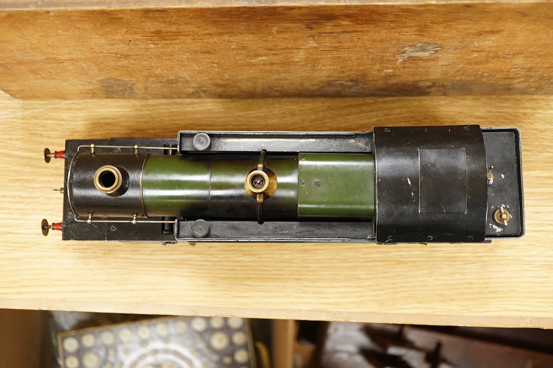 A Gauge One live steam GWR 2-6-2T Prairie Tank locomotive, 4400, spirit fired pot boiler with two cylinders and slip eccentric valve gear, understood to have been built by the late John van Riemsdijk using O gauge Basset